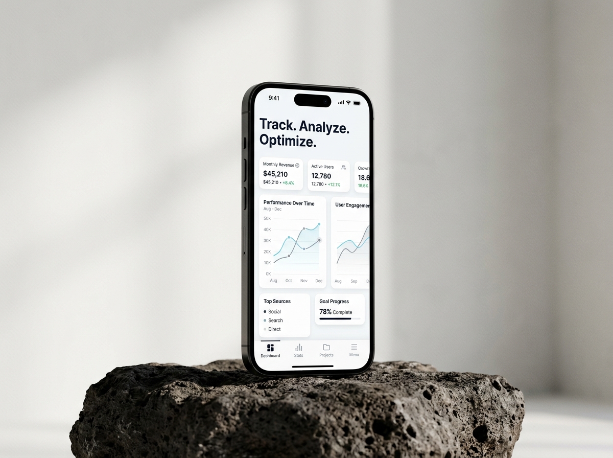 Track. Flex. Scale. Next-Gen Fintech UI